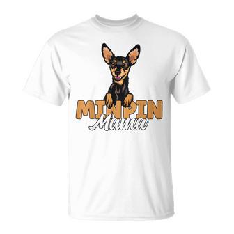 ミニピン ママ かわいい ミニチュア ピンシャー 犬 ママ ミニピン マザー Tシャツ - Kawaiitshirt
