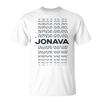 ミニマリストシティ リトアニアモダンジョナバ Tシャツ - Kawaiitshirt