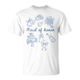 メイド・オブ・オナー ブライズメイド ブライダルパーティー 結婚式 独身 Tシャツ - Kawaiitshirt