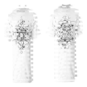 メタトロンキューブ マカバ（スターテトラヒドロン）神聖幾何学 Tシャツ - Kawaiitshirt