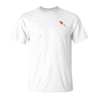 メダカ飼育者向け「メダカのおやぢ」デザイン-バックプリント- Tシャツ - Kawaiitshirt