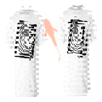 メダカ：ハンコスタンプデザインで描かれたメダカはエサを欲す。 Tシャツ - Kawaiitshirt