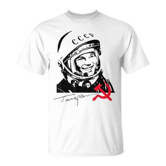 ユーリ・ガガーリン ソ連ロスコスモス コスモノート Tシャツ - Kawaiitshirt