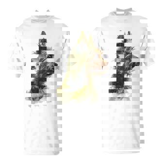 ヨークシャーテリア 犬 モチーフ ペット アートワーク ヨークシャーテリア Tシャツ - Kawaiitshirt