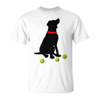 ラブラドールレトリバー 犬 イエロー ラボ テニスボール ギフト Tシャツ - Kawaiitshirt