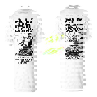 メンズ ラリーレース 父 ファニー ラリーカー レーシング お父さん Tシャツ - Kawaiitshirt