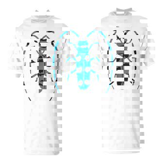 ルリボシカミキリ _昆虫_カミキリムシ Tシャツ - Kawaiitshirt