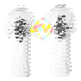 ルービックキューブ ルービックキューブ マジックキューブ レトロ ルービ ヴィンテージ オタク Tシャツ - Kawaiitshirt