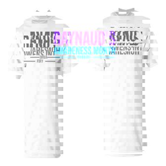 レイノー病啓発 レイノー啓発月間 長袖tシャツ Tシャツ - Kawaiitshirt