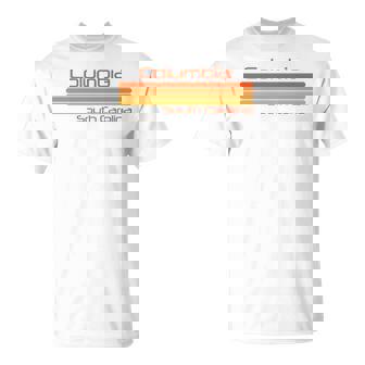 レトロ コロンビア サウスカロライナ 長袖tシャツ Tシャツ - Kawaiitshirt