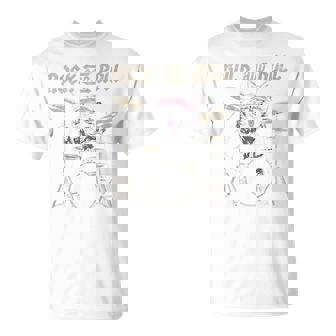 ロックンロール キャットドラム ヴィンテージ Rock Cat Drummer Art Back Tシャツ - Kawaiitshirt