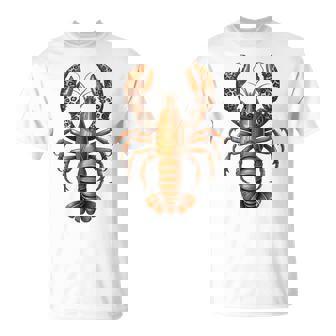 ロブスター ヒョウ ザリガニ ケイジャンフェスティバル 美学 長袖tシャツ Tシャツ - Kawaiitshirt