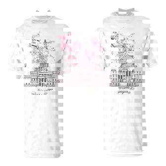ワシントンdcキャピトルビル桜 Tシャツ - Kawaiitshirt