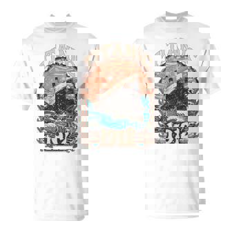 ヴィンテージ 1912年4月 Rms タイタニック アンティーク調クルーズデザイン Tシャツ - Kawaiitshirt