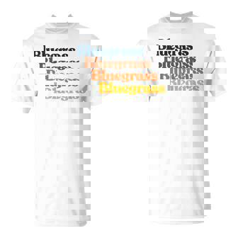 ヴィンテージ 70年代 ブルーグラス タイポグラフィ レトロ バイブ Tシャツ - Kawaiitshirt