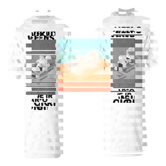 ヴィンテージおにぎりフードラバーウィークエンドはおにぎり好きの為 Tシャツ - Kawaiitshirt