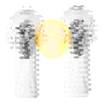 ヴィンテージラクダのイラスト 長袖tシャツ Tシャツ - Kawaiitshirt