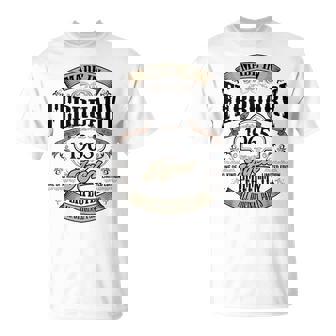 ヴィンテージ還暦祝い 1965年2月生まれ 60歳 Tシャツ - Kawaiitshirt