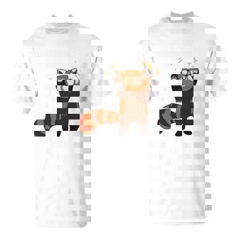 五十歩ひゃっほう レッサーパンダ ネタ ことわざ ことわざのもじり ジョーク ギャグ ダジャレ ツッコミ おもしろ 長袖tシャツ Tシャツ - Kawaiitshirt