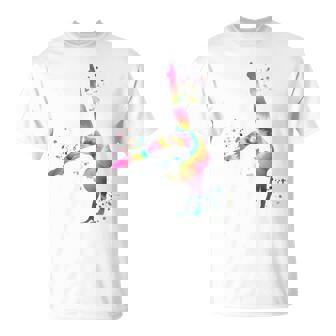 体操 床付き 女の子 キッズ 新体操 Tシャツ - Kawaiitshirt