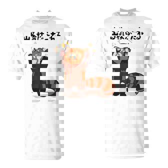 出る杭はぶーたれる レッサーパンダ ネタ ことわざ ことわざのもじり ジョーク ギャグ ダジャレ ツッコミ おもしろ Tシャツ - Kawaiitshirt