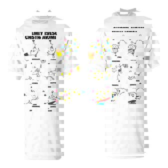 化学は素晴らしいです。面白いカワイイ化学分子 Tシャツ - Kawaiitshirt