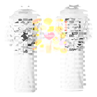 台湾の味 グルメ 国旗 ローカルフード 長袖tシャツ Tシャツ - Kawaiitshirt