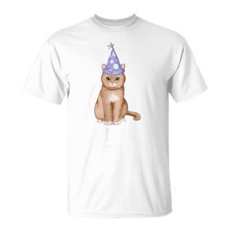 喜寿祝い 猫好き 男性 女性 喜寿 お祝い 77歳 かわいい ねこ おしゃれ 猫 紫色 Tシャツ - Kawaiitshirt