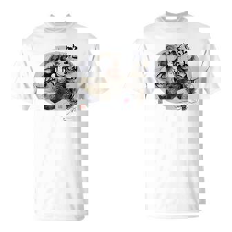 大蛇 美女 巳年 蛇神 イラスト バックプリント Tシャツ - Kawaiitshirt