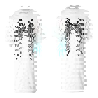 天使の羽 バックプリント Tシャツ - Kawaiitshirt