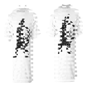 太極拳の練習をしている陽気な猫 陰陽 Tシャツ - Kawaiitshirt