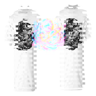 宇宙飛行士 惑星 科学 メンズ 宇宙 アート 宇宙飛行士 長袖tシャツ Tシャツ - Kawaiitshirt