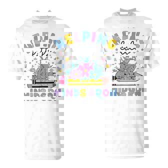 小さな心の成長を助ける ワイルドフラワー 幼稚園 先生 Tシャツ - Kawaiitshirt