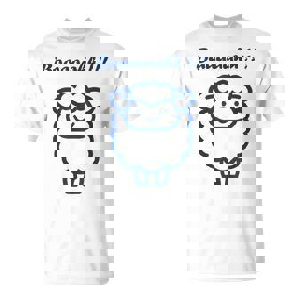 小さな羊 かわいいシンプルなミニマリストの動物 羊 Tシャツ - Kawaiitshirt