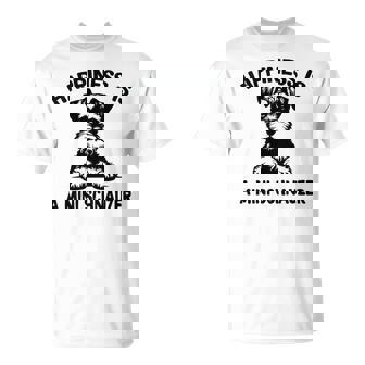 幸せはミニシュナウザー 長袖tシャツ Tシャツ - Kawaiitshirt