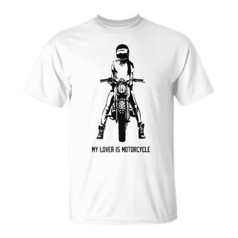 恋人はオートバイ カフェレーサー スクランブラー クラシックバイク ネイキッドバイク Tシャツ - Kawaiitshirt