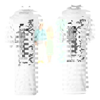 愛してるという意味のかわいい日本のカップルのデザイン 長袖tシャツ Tシャツ - Kawaiitshirt