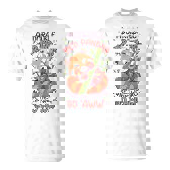 愛らしいレッサーパンダが世界を「Aww」にします。 Tシャツ - Kawaiitshirt