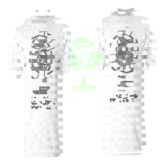 扇風機 昭和 レトロ ファン 昭和家電 昭和風 イラスト シンプル おもしろ かわいい Tシャツ - Kawaiitshirt