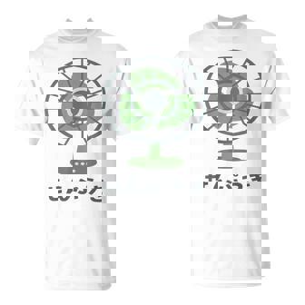 扇風機 昭和レトロ扇風機 昭和家電 昭和風 イラスト シンプル おもしろい かわいい Tシャツ - Kawaiitshirt