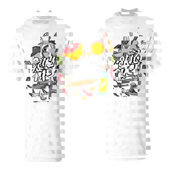 料理の日 宗教料理 シェフ向け 料理 男性 女性 長袖tシャツ Tシャツ - Kawaiitshirt