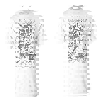 日本 侍 武士 上杉謙信 漢詩 九月十三夜 漢字 毘沙門天 旗印 バックプリント Tシャツ - Kawaiitshirt