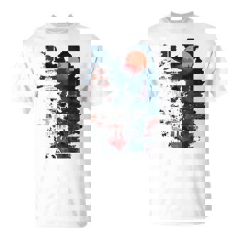 日本の忍者バックプリント。 Tシャツ - Kawaiitshirt