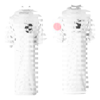 日本代表 ひの丸 日本国旗ポール 裏 Tシャツ - Kawaiitshirt