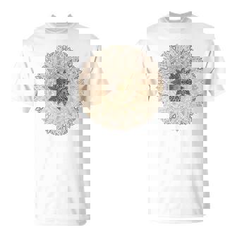 曼荼羅 最高のヨガバックプリント Tシャツ - Kawaiitshirt