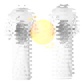 月と龍 満月 龍 Tシャツ - Kawaiitshirt