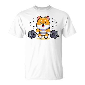 柴犬 イヌ 面白いtシャツ 犬 筋トレ 文字入り メンズ おもしろ 面白い 服 おもしろグッズ 文字 Tシャツ - Kawaiitshirt