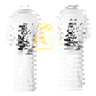 柴犬 犬 イヌ 面白いtシャツ 釣り 釣りバカ 釣り人 メンズ おもしろ 面白い 服 海釣り 川釣り 文字tシャツ 長袖tシャツ Tシャツ - Kawaiitshirt