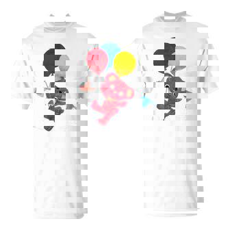 森のぬいぐるみラズ ぷかぷか風船 Tシャツ - Kawaiitshirt