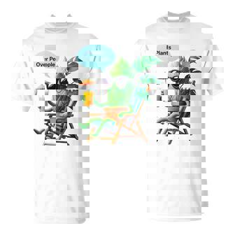 植物より人間 長袖tシャツ Tシャツ - Kawaiitshirt